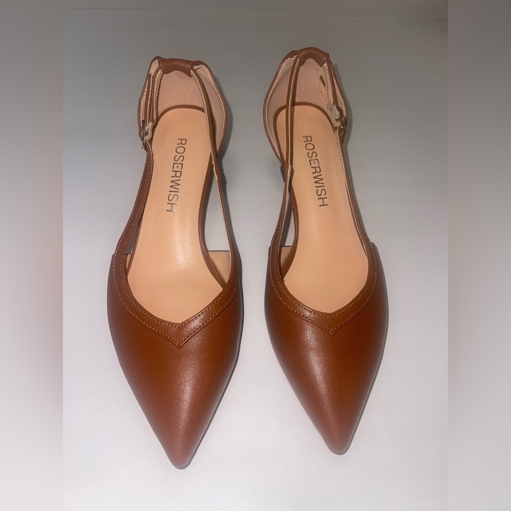Women's Brown Pointed Heels